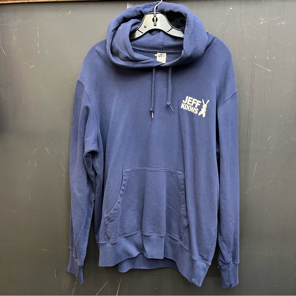 Jeff Koons x Uniqlo Hoodie Navy- “Rabbit 1986”